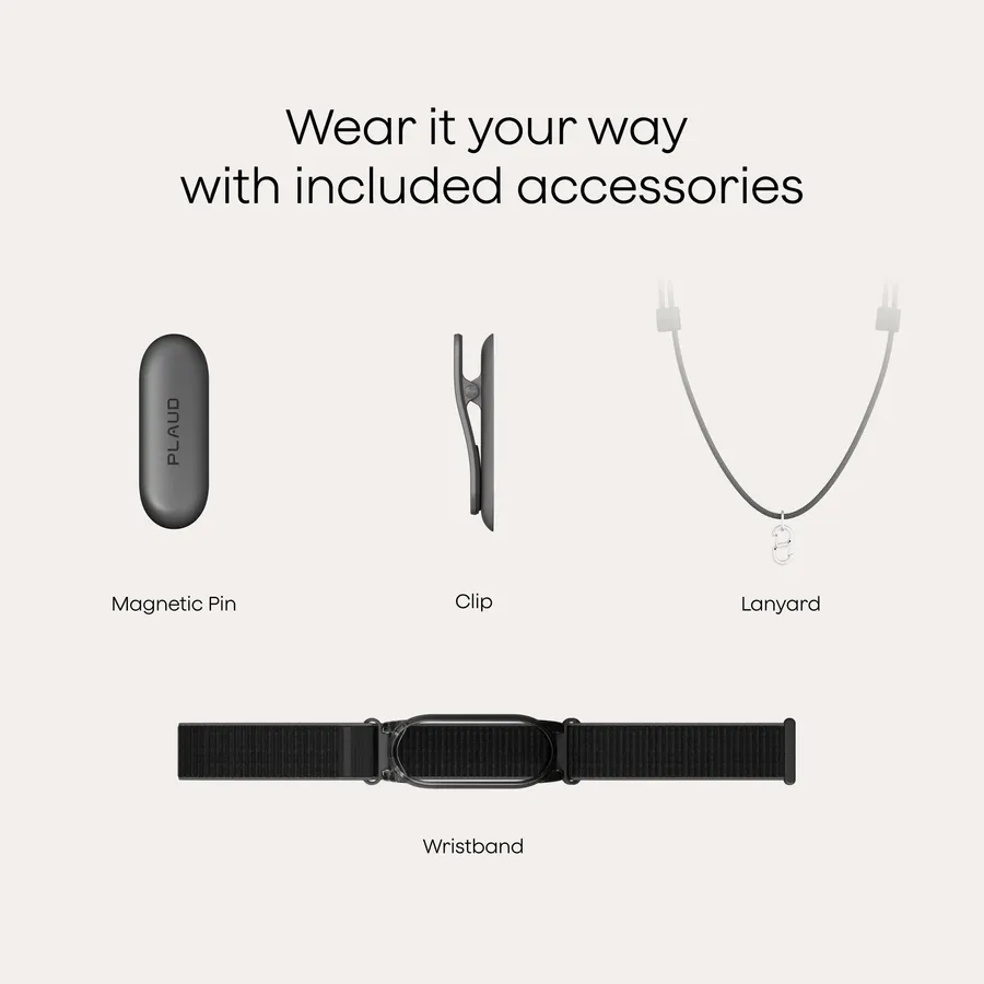 Plaud NotePin S package contents